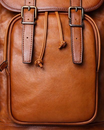 Ashbourne Sovereign Full-Grain Leather Rucksack