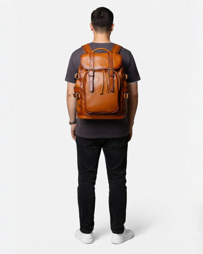 Ashbourne Sovereign Full-Grain Leather Rucksack