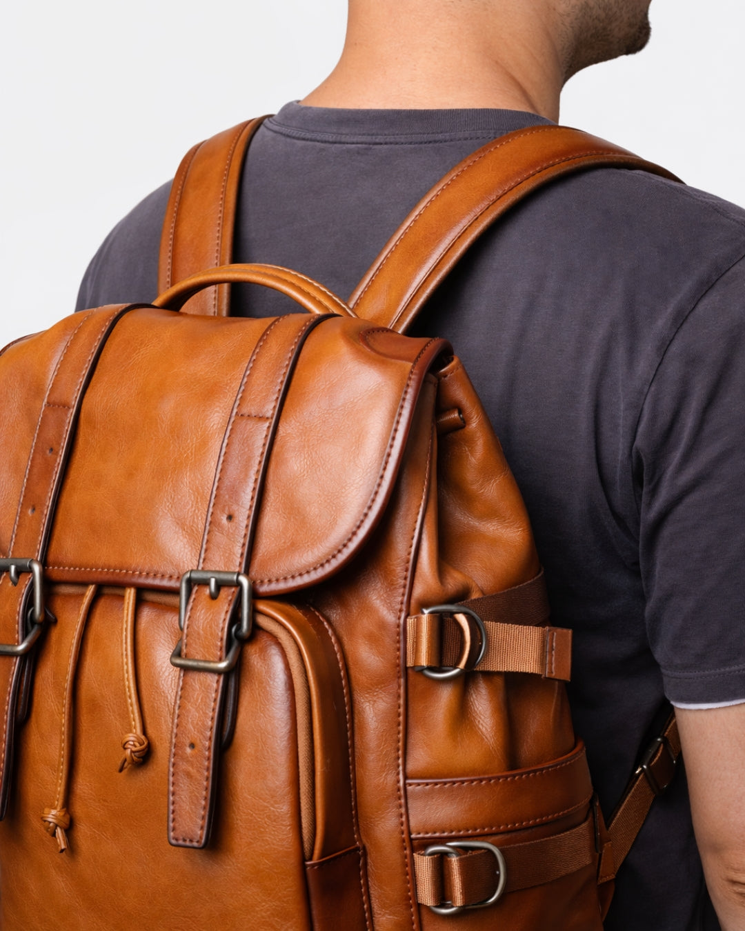 Ashbourne Sovereign Full-Grain Leather Rucksack