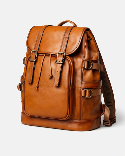 Ashbourne Sovereign Full-Grain Leather Rucksack