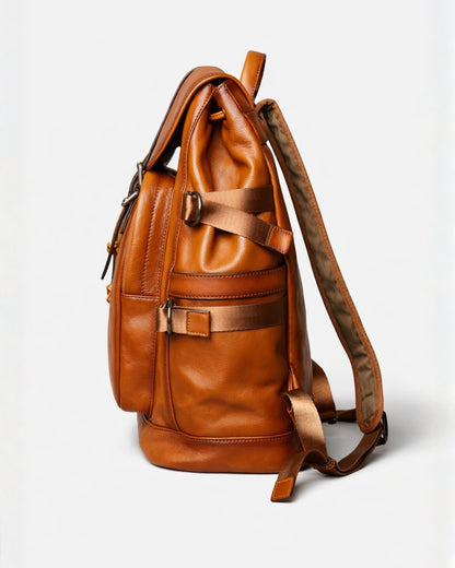 Ashbourne Sovereign Full-Grain Leather Rucksack