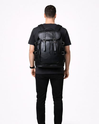 Ashbourne Sovereign Full-Grain Leather Rucksack