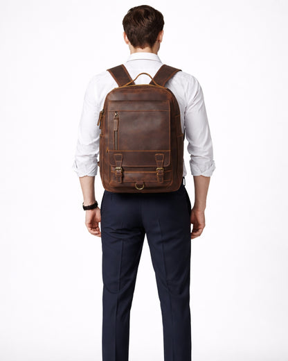 Harrington Full Grain Leather Backpack