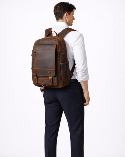 Harrington Full Grain Leather Backpack