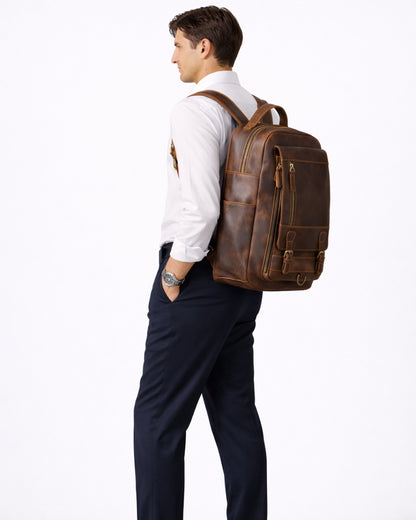 Harrington Full Grain Leather Backpack
