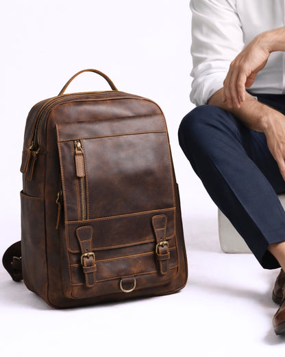 Harrington Full Grain Leather Backpack