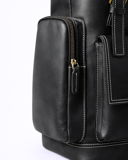 Kensington Vintage Full Grain Leather Backpack