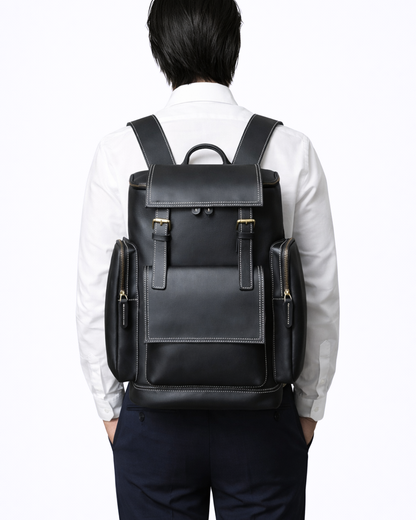 Kensington Vintage Full Grain Leather Backpack