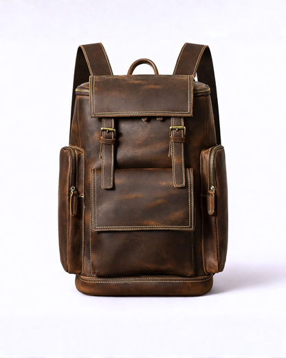 Kensington Vintage Full Grain Leather Backpack