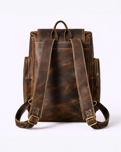 Kensington Vintage Full Grain Leather Backpack