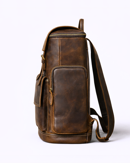 Kensington Vintage Full Grain Leather Backpack