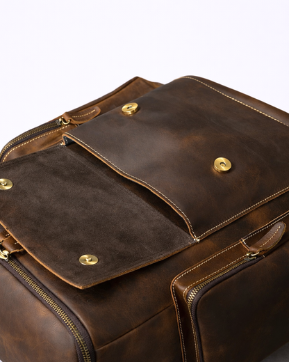 Kensington Vintage Full Grain Leather Backpack