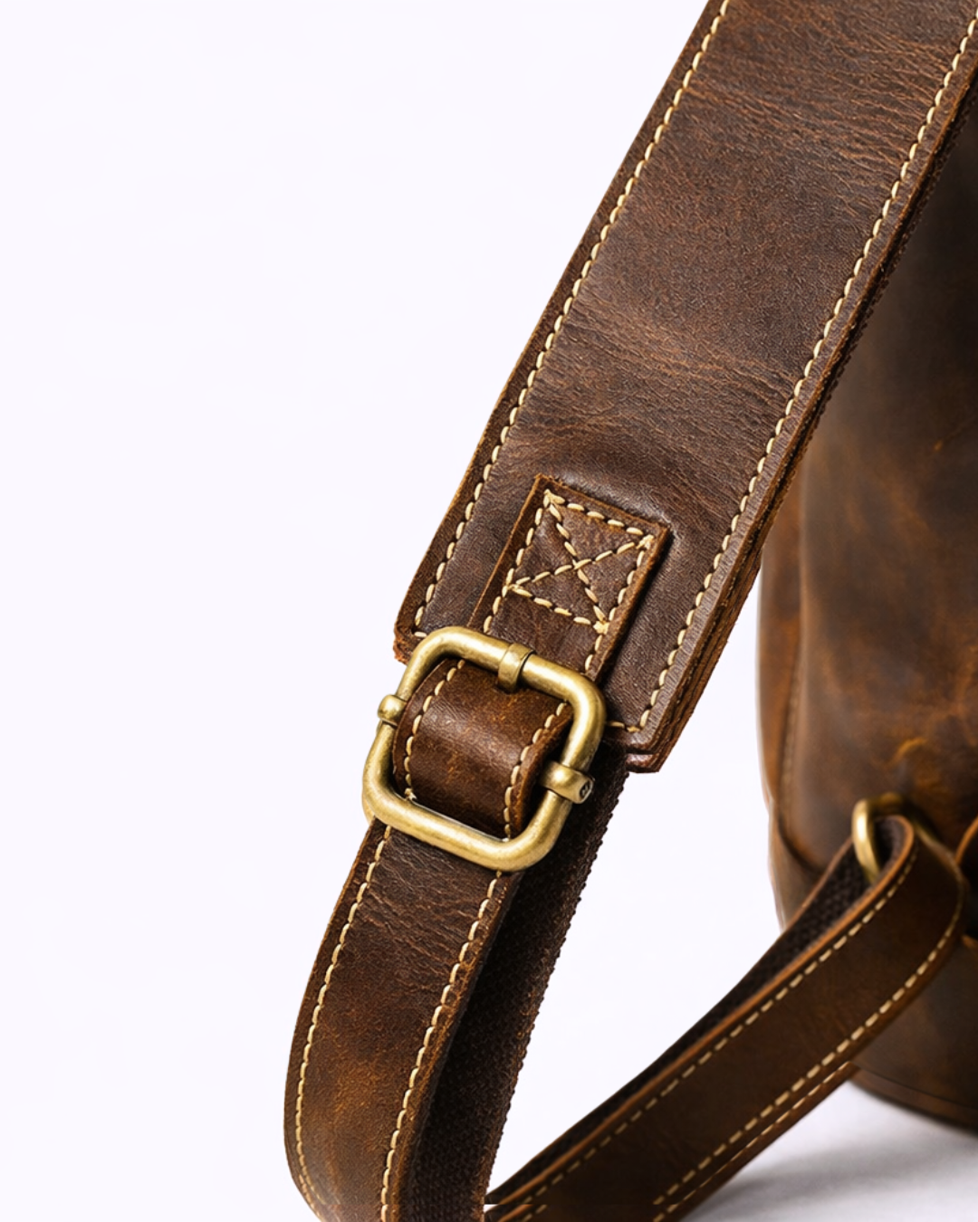 Kensington Vintage Full Grain Leather Backpack