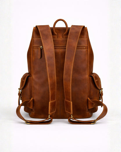 Kingswell Heritage Full-Grain Leather Backpack