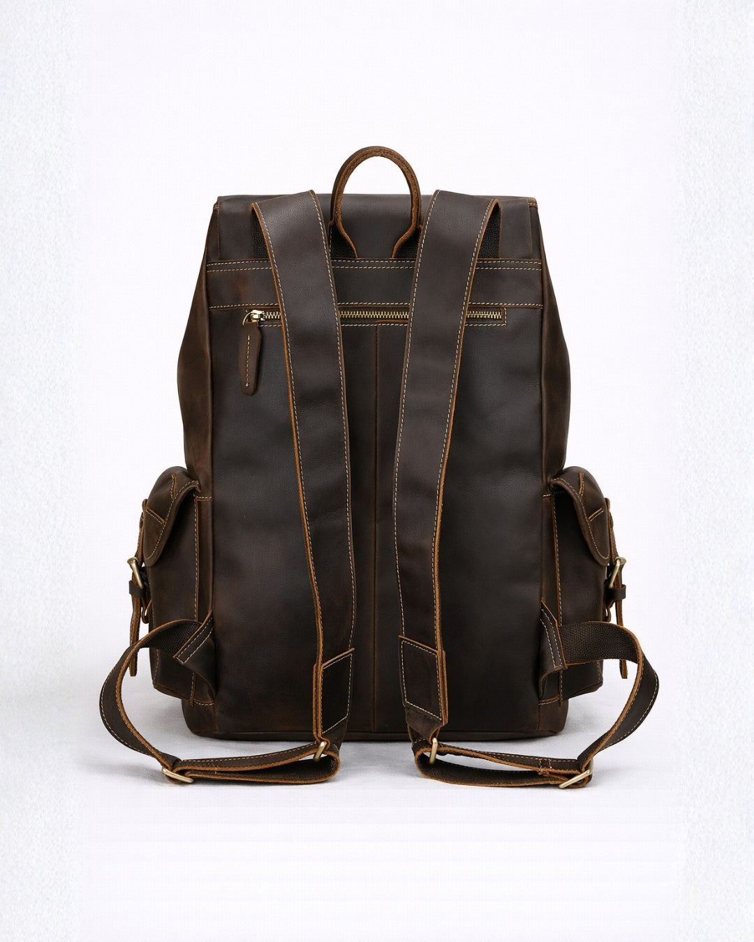 Kingswell Heritage Full-Grain Leather Backpack