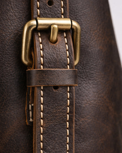 Kingswell Heritage Full-Grain Leather Backpack